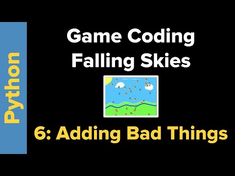 Python Game Programming Tutorial: Falling Skies Part 6