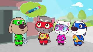 Talking Tom Heroes - Fire-Breathing Magic Dinosaur Ep 1 HooplaKidz screenshot 3