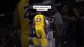 LeBron's reaction 🤣 #shorts