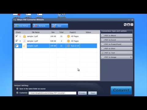Cara Mengkonversi File PDF ke Text Word, Excel PowerPoint HTML dan Gambar di Windows 8