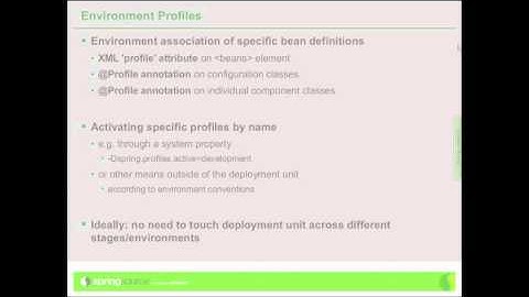 Introduction to Spring Framework 3.1 (Part 2)