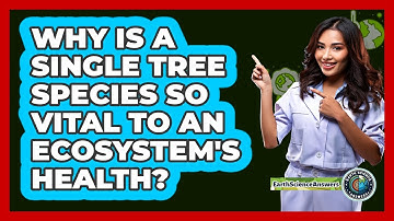 Why Is A Single Tree Species So Vital To An Ecosystem