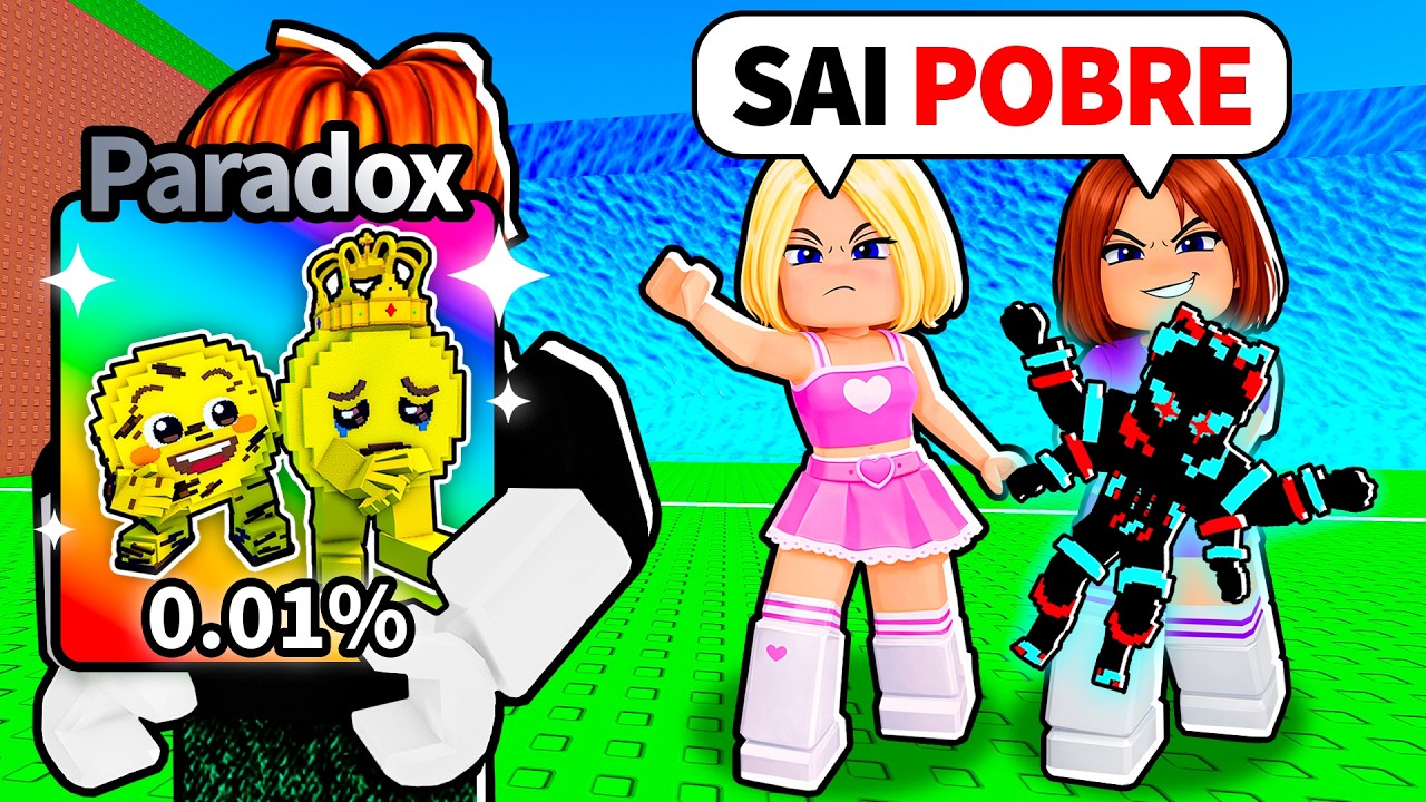 FINGI SER INICIANTE COM O NOVO MELHOR BRAINROT PARADOX NO TSUNAMI BRAINROT!