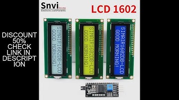 LCD1602 1602A LCD Module Blue / Yellow Green Screen 16x2 Character LCD Display PCF8574T PCF8574 IIC