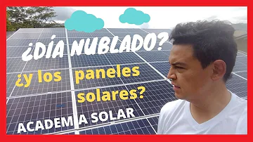 ¿Funcionan los paneles solares en días nublados?