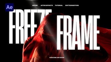 2 EASY Ways to Create a Freeze Frame in After Effects