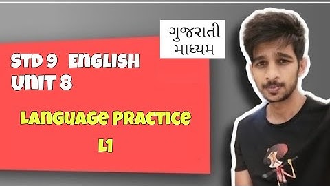 Std 9 English Unit 8 Language Practice