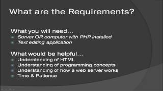 PHP Tutorial 1   Introduction PHP For Beginners