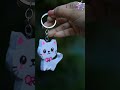 DIY Cute Kitty Keychain/How to make Keyring at home/Kawaii Craft #shorts