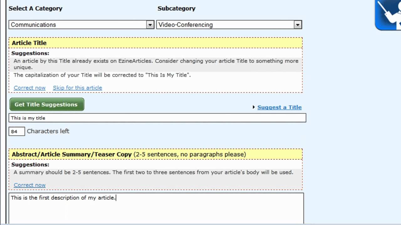 How to Setup an EzineArticles Account - Fullest Extent Media | Tampa Bay | Business Consultant
