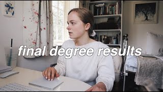 my final degree results (live reaction)