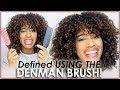 How to: Use a Denman Brush! | 3B, 3C Curls