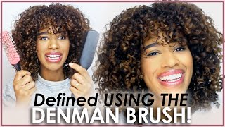 How to: Use a Denman Brush! | 3B, 3C Curls