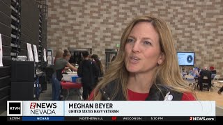 Marce Herz Middle School students celebrate service members