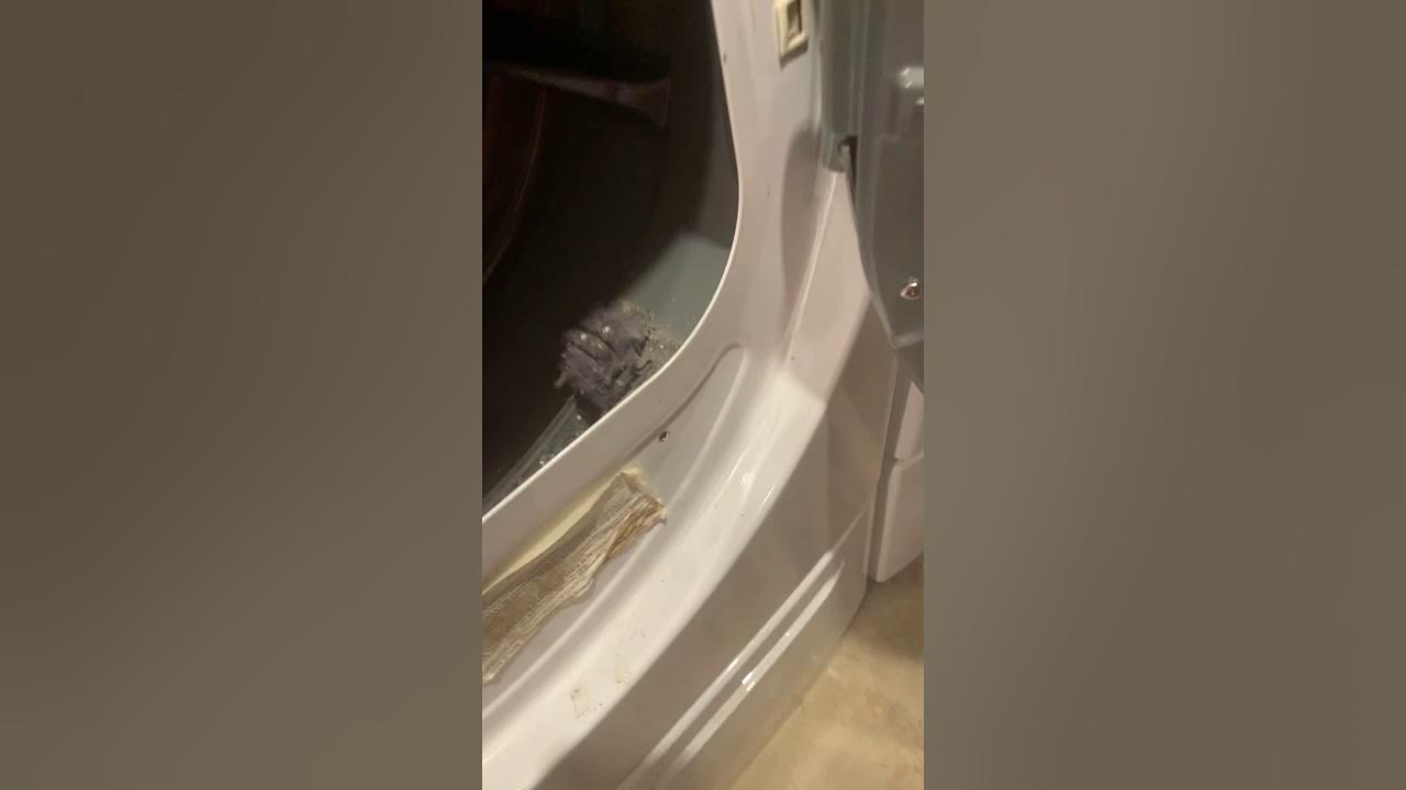 How to clean Frigidaire dryer filter.. YouTube
