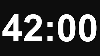 42 Minute Timer - No Alarm - 8K