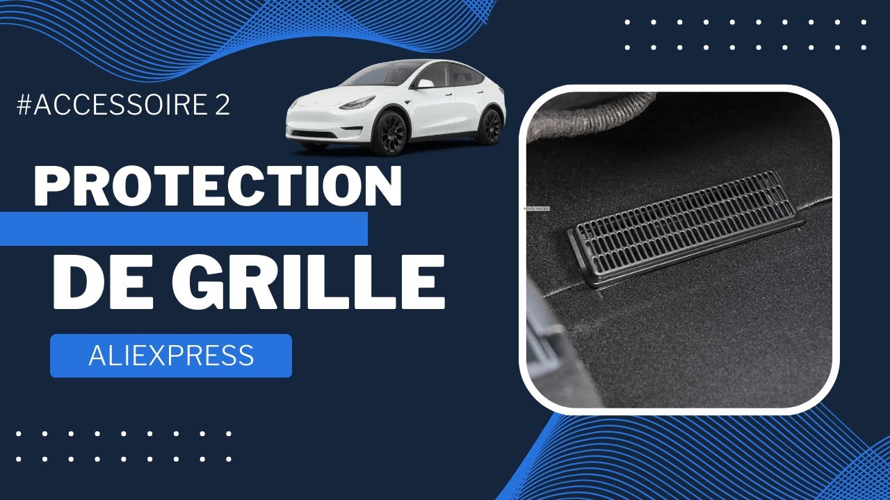 TPARTS Housse de protection pour grille d'aération sous le siège pour Tesla  Model 3 - Accessoires de ventilation arrière (modèle Y) : : Auto