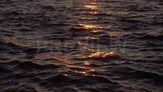 Sunlight Reflection On Sea Stock Video