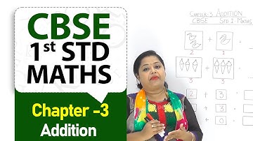 Cbse 1st Std Maths || chapter - 3 Addition || Bengali Video