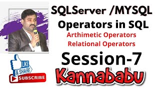 Operators in SQL/MYSQL-7