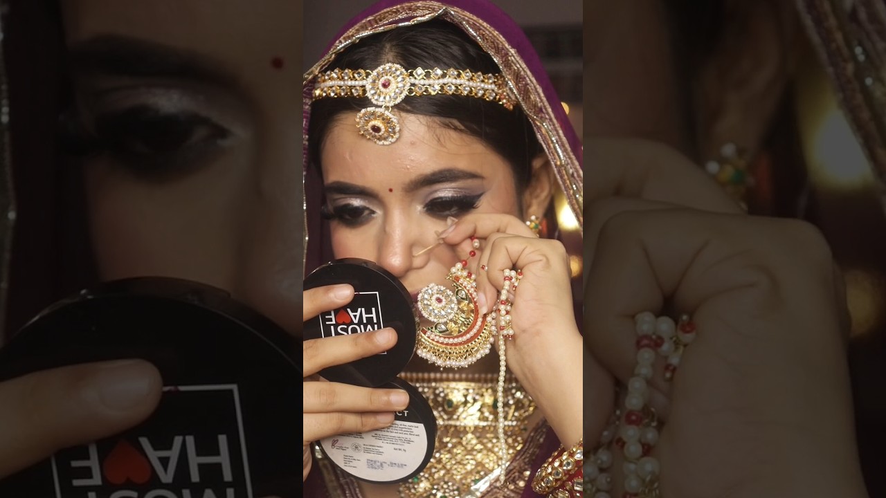 Nose piercing ke bina😱kaise pehnu rajputi nath😥 #shorts #rajput #trending #ytshorts