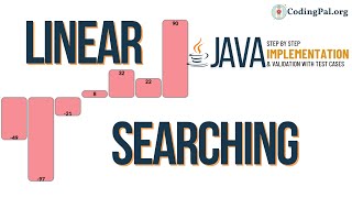 Linear Searching Java☕️ Implementation || Searching Algorithms || DSA || CodingPal.org