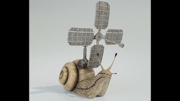 Blender Snail 3D Modeling Timelapse