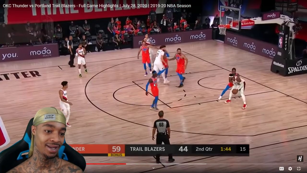 FlightReacts OKC Thunder vs Portland Trail Blazers Full Game Highlights July 28, 2020! YouTube FlightReacts OKC Thunder vs Portland Trail Blazers Full Game Highlights July 28, 2020! YouTube