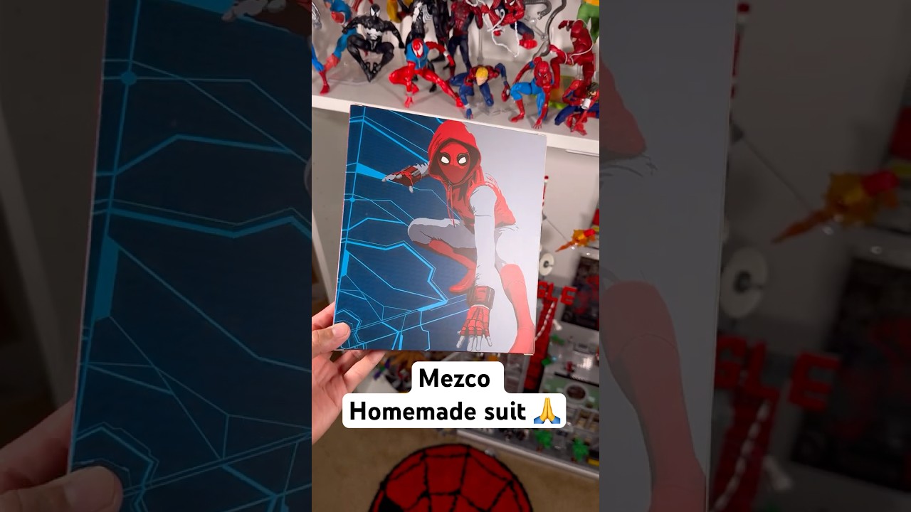 Mezco Spider-man Homecoming(homemade suit) 