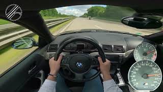 BMW M3 E46 | 343 PS | Top Speed Drive German Autobahn No Speed Limit POV Bmw M3 E46 343 Ps Top Speed Drive German Autobahn No Speed Limit Pov