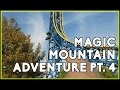 Lex Luthor drop of doom - scariest ride of all time | Magic Mountain adventure Pt. 4