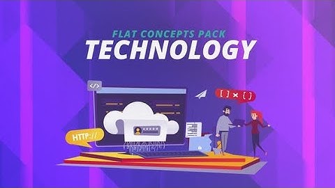 Technology - Flat Concept AFTER EFFECTS Template Videohive 32272220