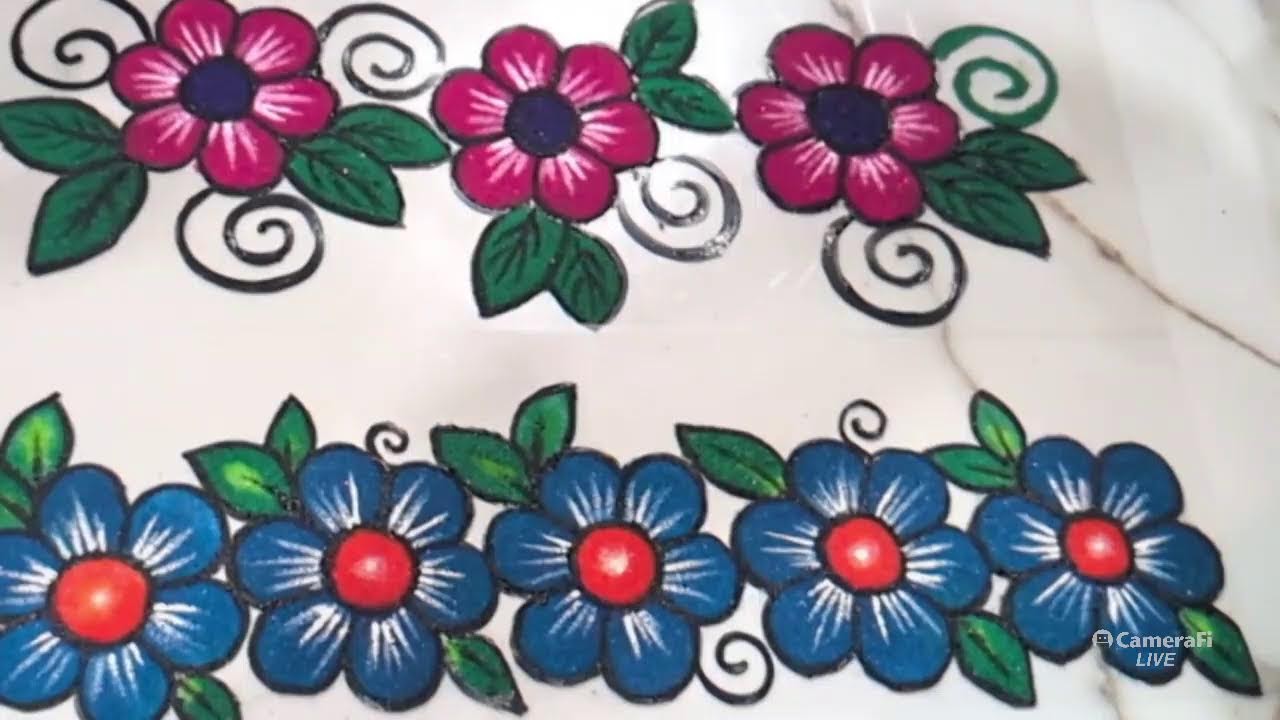 Ready rangoli patches #rangolidesigns 