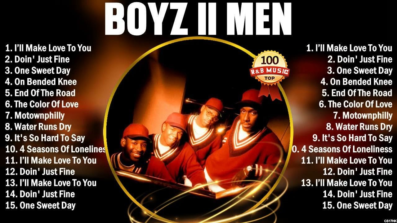 Boyz II Men Best R&B Songs Playlist Ever ~ Greatest Hits Of