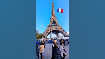 Paris! The most popular tower in the world! Eiffel Tower! #shortsvideo #youtubeshort @MrJoe94