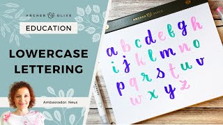 Lettering Guide - Lowercase Alphabet — Left is Write Lettering