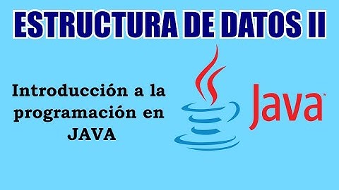 Estructura de datos II -Introducción a la programación en JAVA con NETBEANS