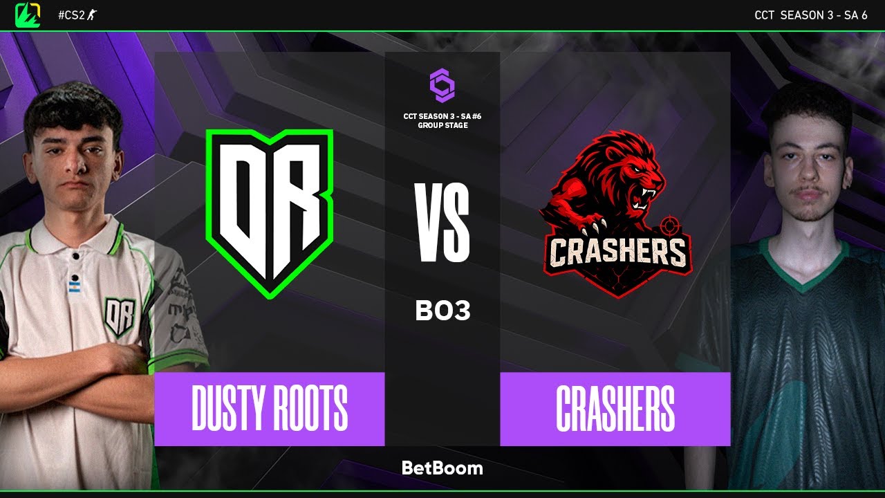 CCT Season 3 - SA #6 | Dusty Roots vs Crashers | Fase de grupos | CS2