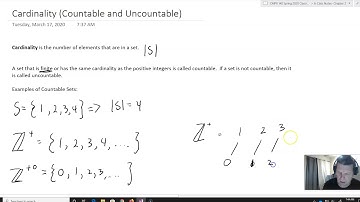 Cardinality  Countable Sets