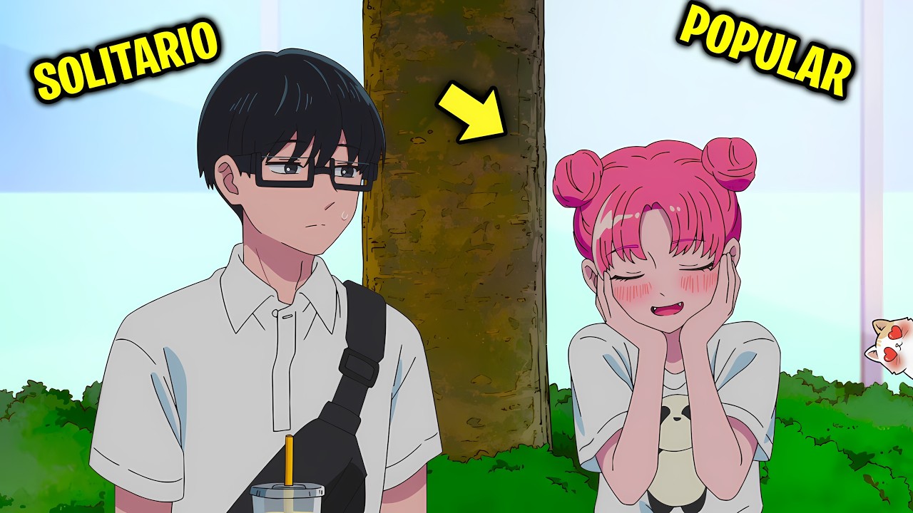 💗 CHICA POPULAR SE ENAMORA DEL NERD DE LA CLASE Y NO SABE CÓMO CONQUISTARLO (1-7)| RESUMEN ANIME