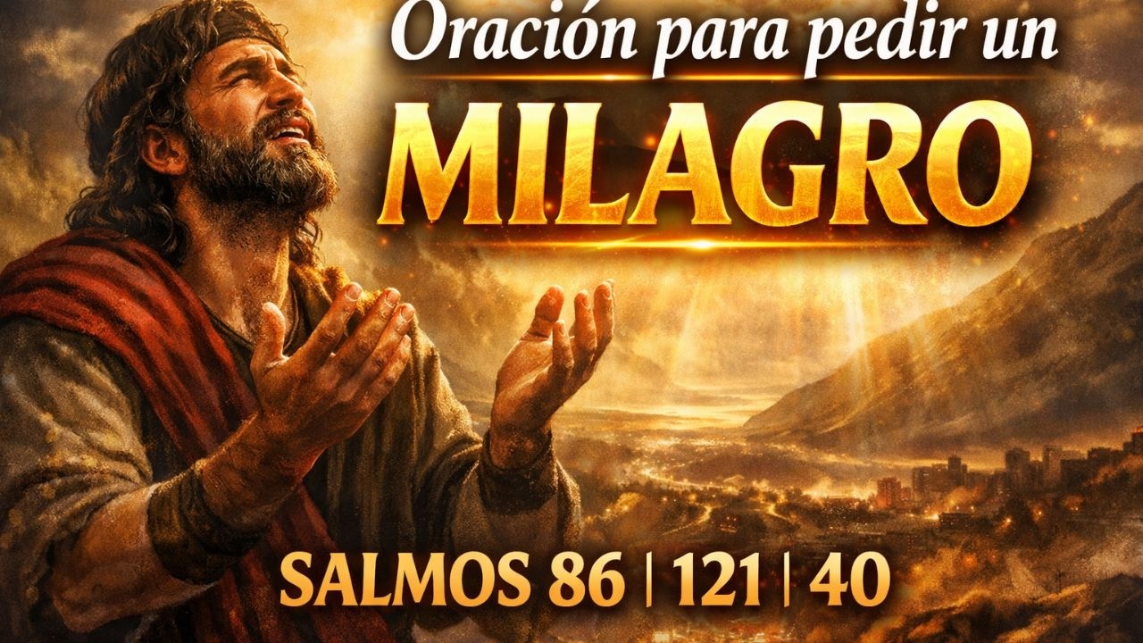 ORACIÓN PARA PEDIR UN MILAGRO | Salmos 86, 121 y 40 | Mi Socorro Viene de Ti – Música Cristiana