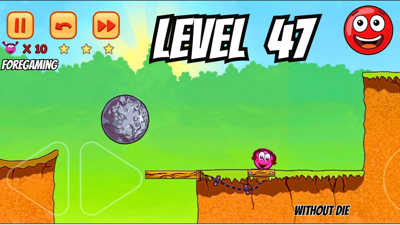 Red Ball 3 Level 47 Gameplay | With 3 Stars | Fore Gaming