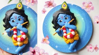 Crafting Krishna | DIY Janmashtami Special Craft Ideas| Handmade Krishna | Air Dry Clay screenshot 5
