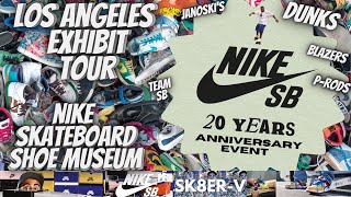 Nike SB Dunk Exhibit Tour - 20 years of Nike Skateboarding Shoe History