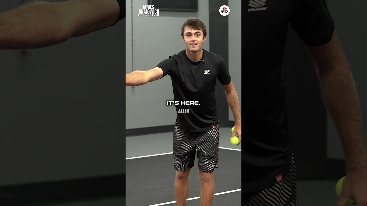  JamesIgnatowich Will Teach You The 1 Handed Backhand Speed Up Shot Pickleball