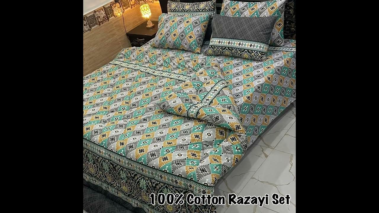 *💯 *Pure cotton* *printed 6 pcs Vicki razai set* 💥 Price 5500 Dm me for more details 03025005806