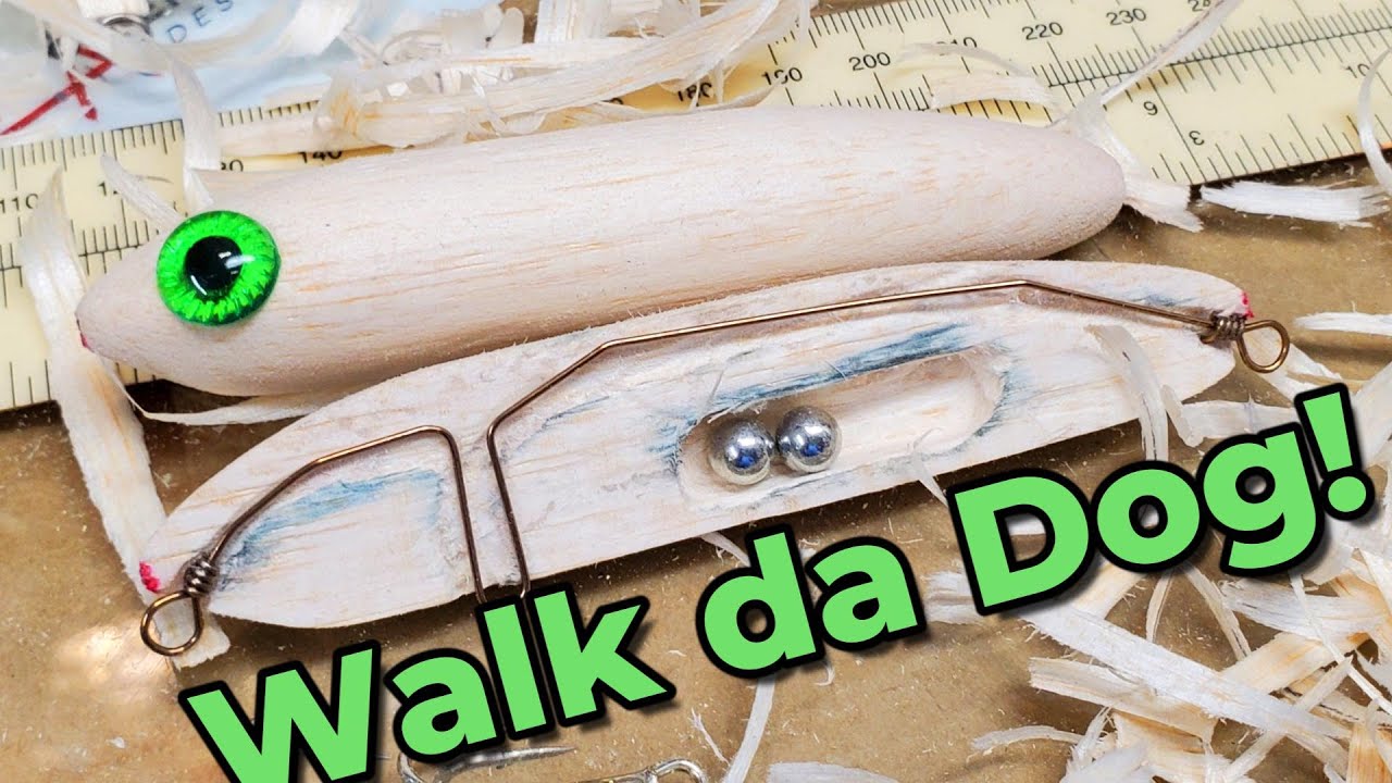 The ultimate walk the dog lure, Making a balsa wood topwater lure