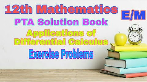 12th maths||Chapter-7||all exercise problems||PTA solution||English medium||TN new syllabus||