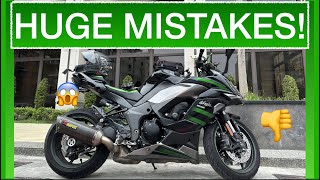 5 Terrible Mistakes Many Rides Make  Kawasaki Ninja 1000SX