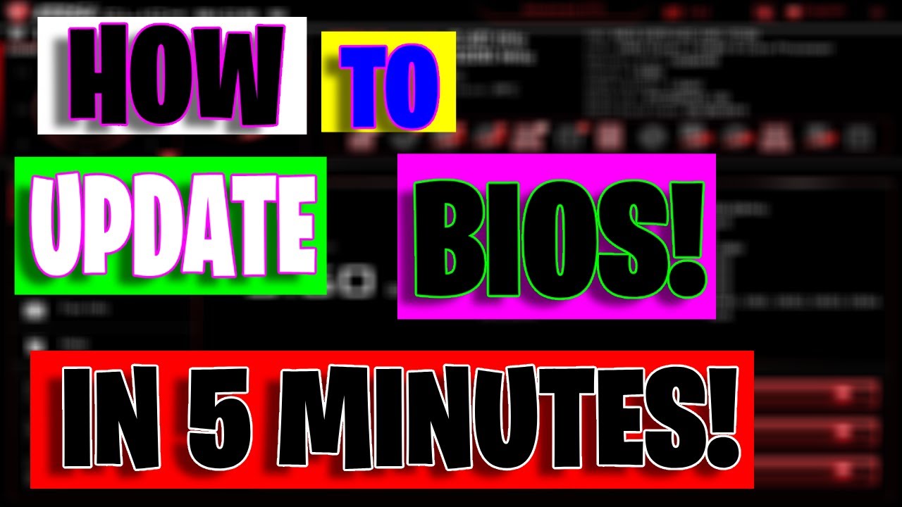 How to Update Bios in 5 Minutes MSI YouTube